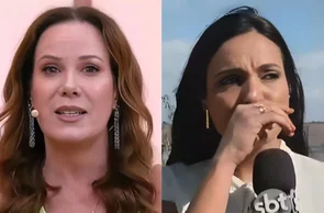 Márcia Dantas chora ao vivo após ser acusada de fake news pela Globo