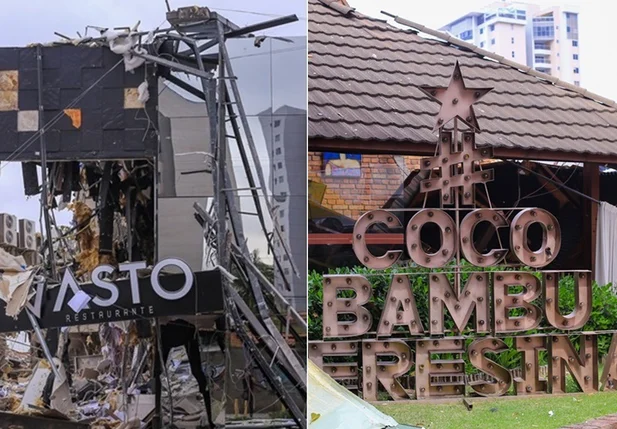 Restaurantes Vasto e Coco Bambu após explosão