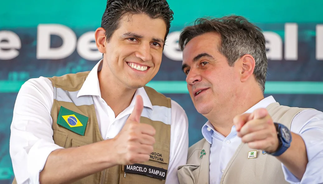 Ministro Marcelo Sampaio e ministro Ciro Nogueira