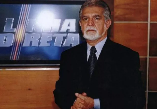 Jornalista Marcelo Rezende, quando atuava no programa da Tv Globo Linha Direta