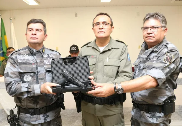 O Comandante-Geral da Polícia Militar do Piauí, Coronel Scheiwann Lopes, esteve na ocasião