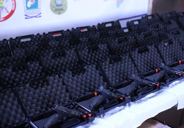 Solenidade de entrega dos novos equipamentos aconteceu no Quartel do Comando-Geral da Polícia Militar do Piauí