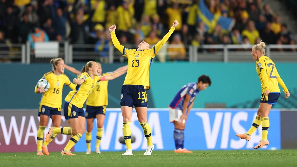 Suécia derrota Japão e carimba vaga nas semifinais
