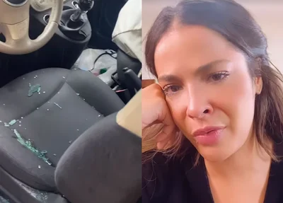 Gyselle Soares em vídeo publicado no Instagram; modelo foi vítima de assalto em São Paulo