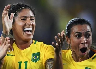 Marta e Cristiane retornaram à Seleção Brasileira