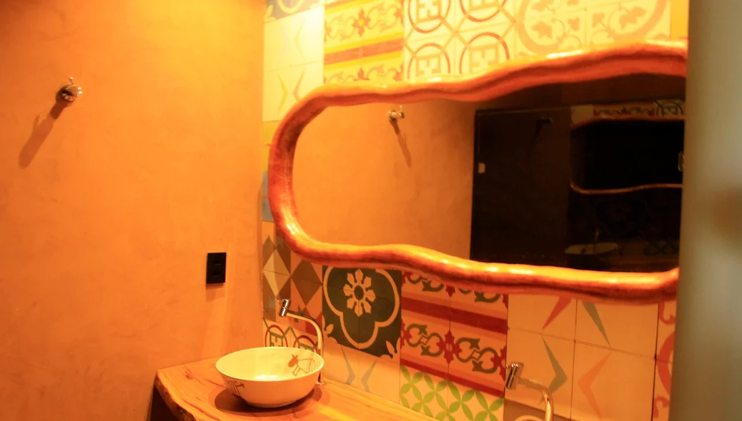 Banheiro do restaurante do Hotel Serra da Capivara