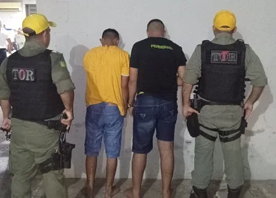 Batalhão de Polícia Rodoviária Estadual prendeu dupla na ponte Anselmo Dias, zona sudeste de Teresina