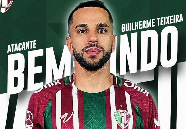 Guilherme Teixeira, atacante do Fluminense-PI