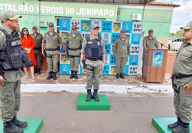 Troca de comando do 15º Batalhão da PM, em Campo Maior