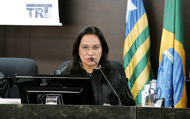 Desembargadora Enedina Santos, presidente do TRT/PI 