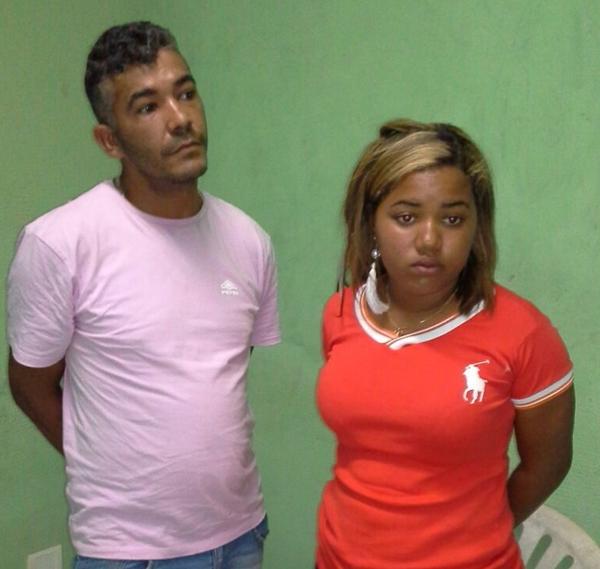 Polícia prende casal acusado de tráfico de drogas em Teresina