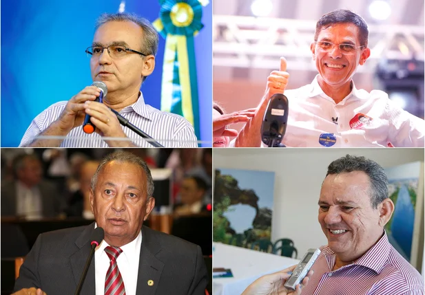 Candidatos Firmino Filho, Amadeu Campos, Dr. Pessoa e Quem Quem