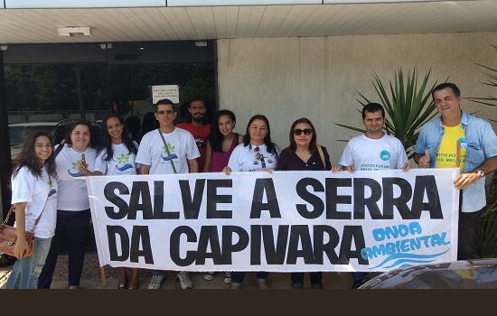 Manifestação Salvem a Serra da Capivara