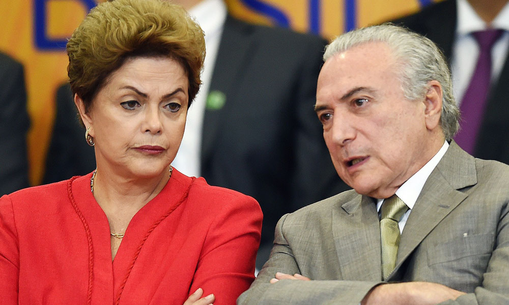 Presidente Dilma e Michel Temer