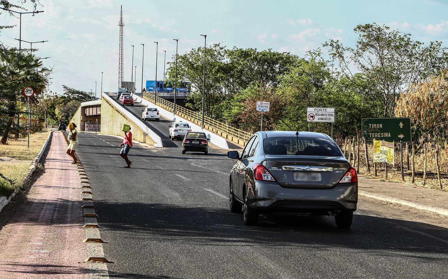 Ponte da Amizade em Timon Maranhão que da acesso a cidade de Teresina Piauí 