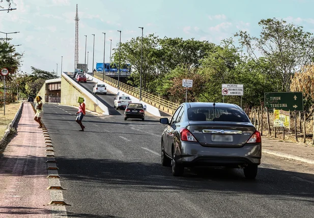 Ponte da Amizade em Timon Maranhão que da acesso a cidade de Teresina Piauí 