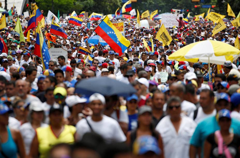 Protesto contra Nicólas Maduro