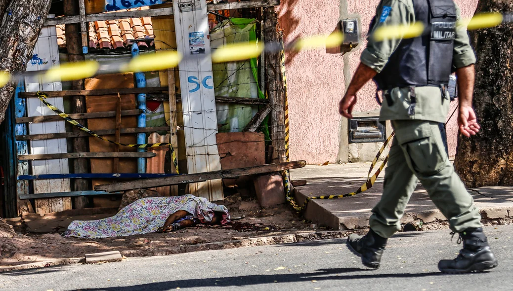 Duas pessoas são assassinadas no bairro Real Copagre em Teresina Piauí 
