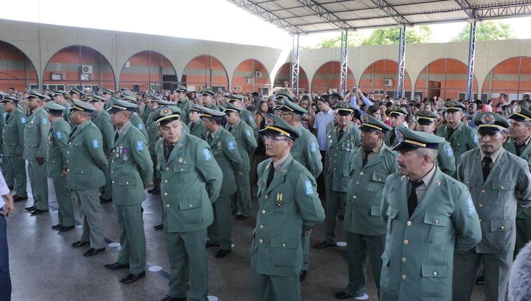 Cerimônia no Comando Geral da Polícia Militar