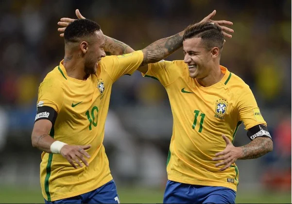 Philippe Coutinho e Neymar