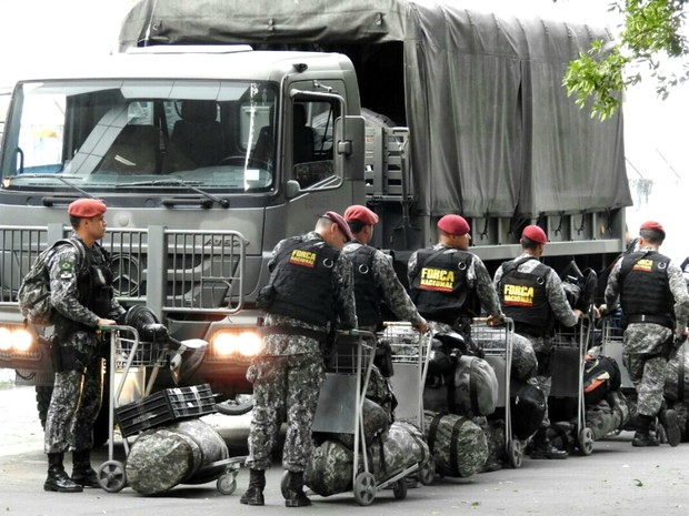 Homens da Força Nacional chegam ao Amazonas