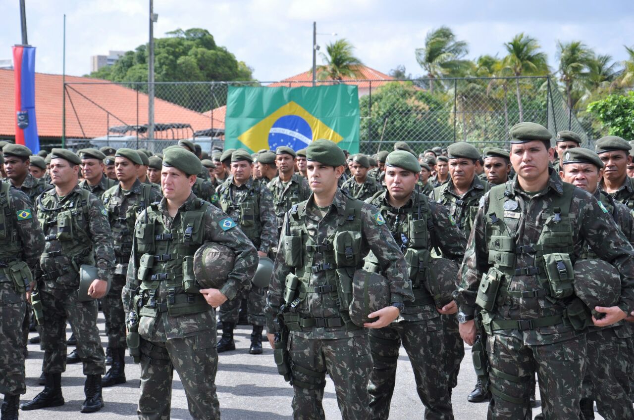 O Piauí está enviando uma companhia composta por 199 homens que irão atuar nas ruas de Natal no RN.