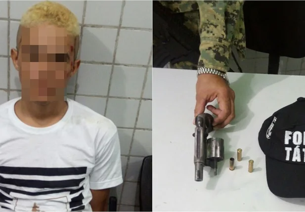 Adolescente apreendido após realizar disparos de arma de fogo no Murilo Rezende