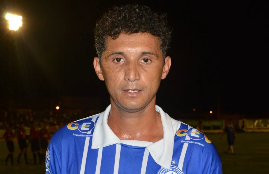 Marcos Gasolina, autor do primeiro gol do Parnahyba