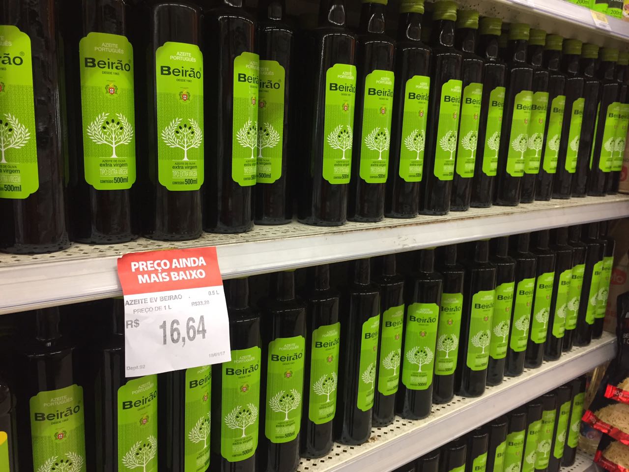 Azeite de Oliva Beirão, supermercado Hiper Bompreço