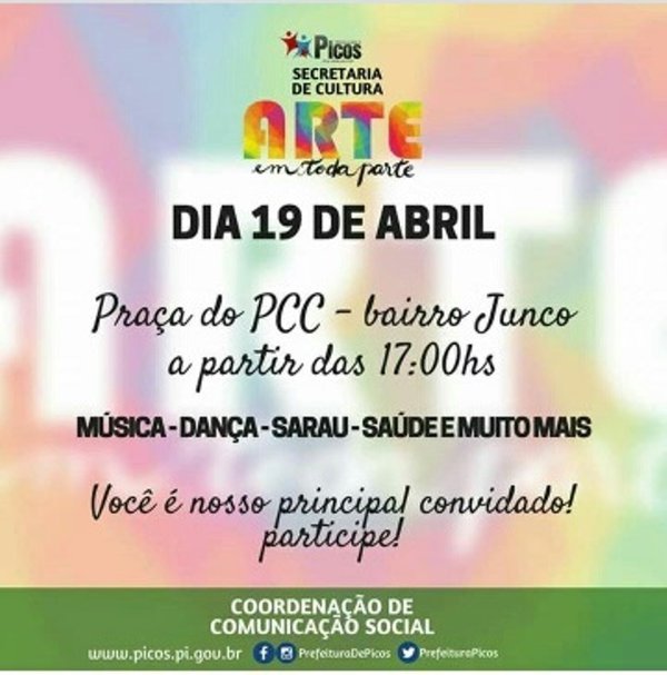 Secretaria de Cultura de Picos promove projeto Arte em toda parte ... - GP1
