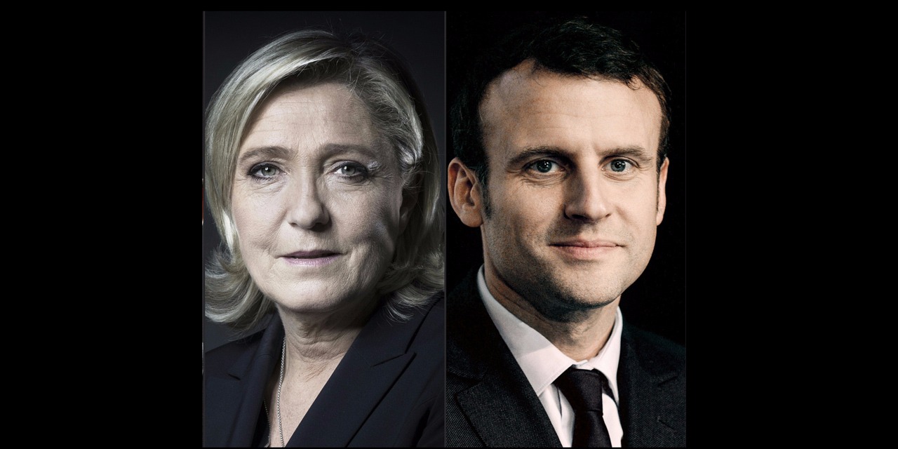 Macron e Le Pen disputam 2º turno na França