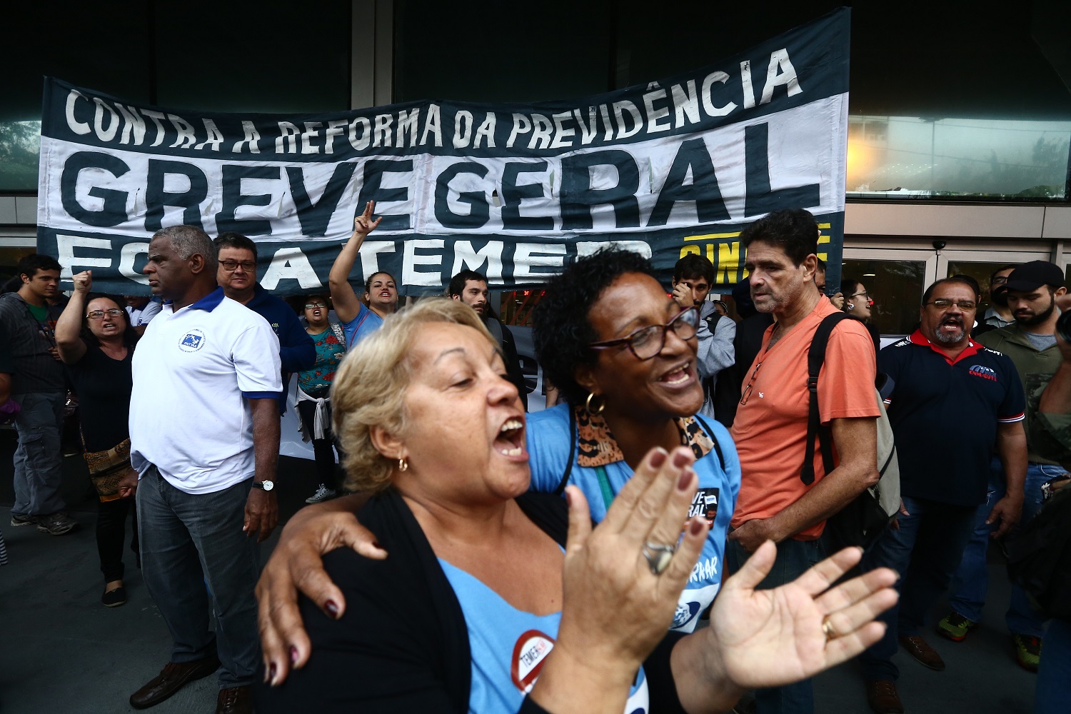 Greve Geral: protestos contra a reforma da Previdência no RJ