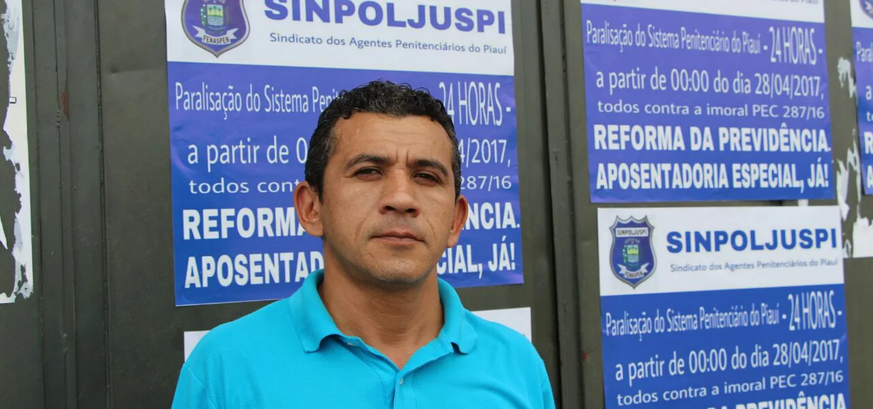 José Roberto, presidente do Sinpoljuspi