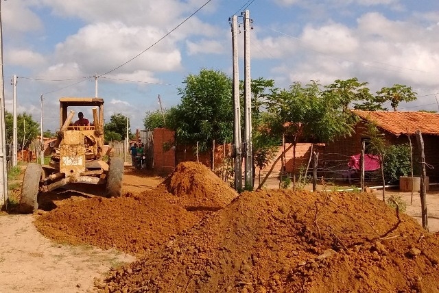 Obras no residencial Dilma Rousseff