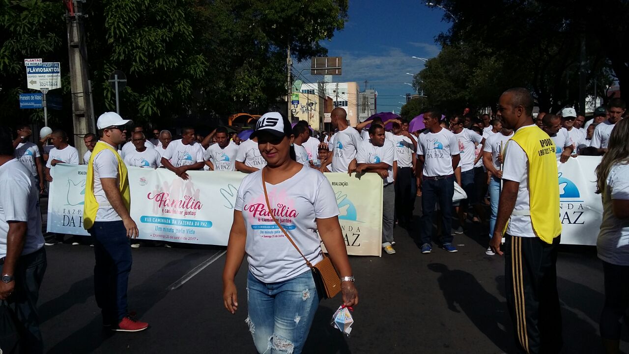 8ª Caminhada da Fazenda da Paz aconteceu neste domingo (25) na Avenida Frei Serafim.