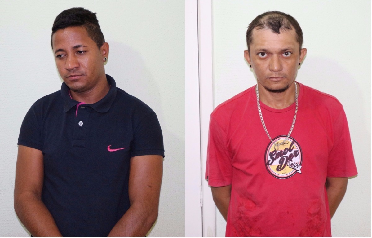 Foram presos João Carlos Costa de Oliveira, de 22 anos, e Renato Pereira dos Santos, de 38 anos
