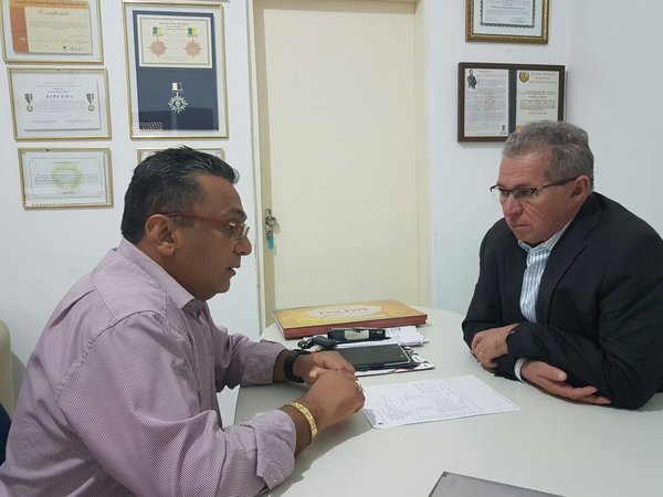 Dudu e Assis se reúnem para discutir visita de Lula ao Piauí - GP1
