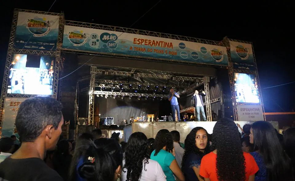 Abertura oficial do 3º Festival do Peixe de Esperantina