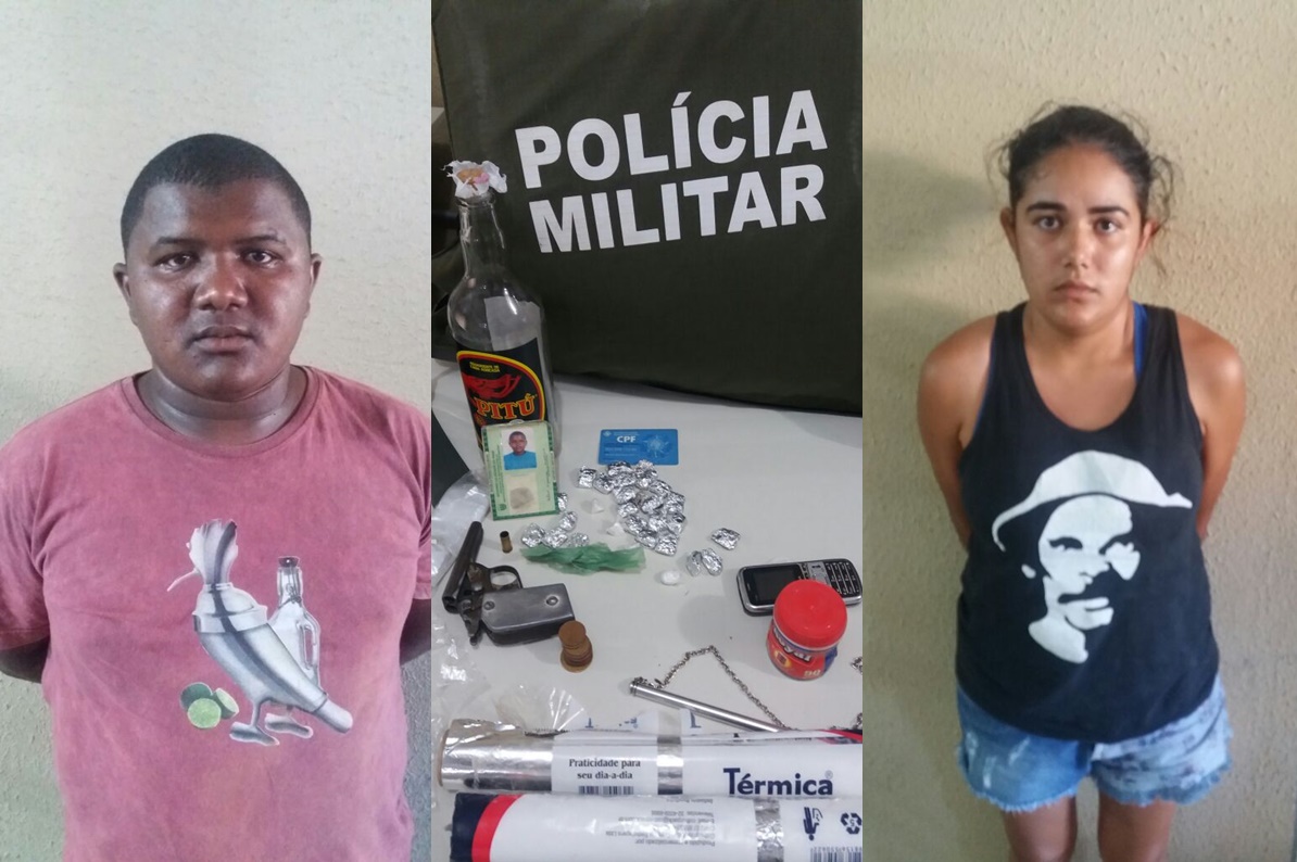 Artur Siqueira Dantas e estudante Andreia Valquiria da Silva foram presos por suspeita de tráfico