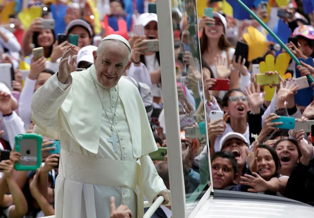 Papa Francisco em visita à Colômbia