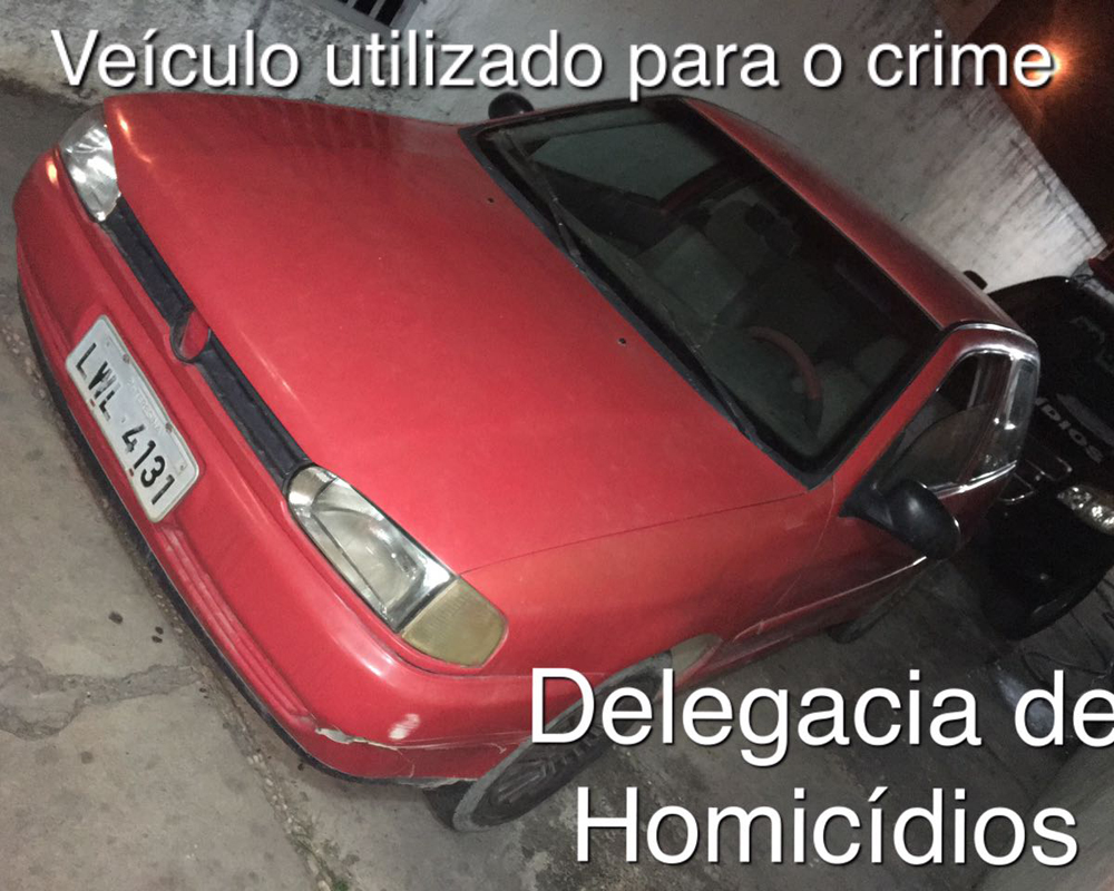 Veículo utilizado no crime