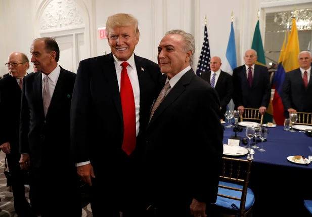 Donald Trump e Michel Temer