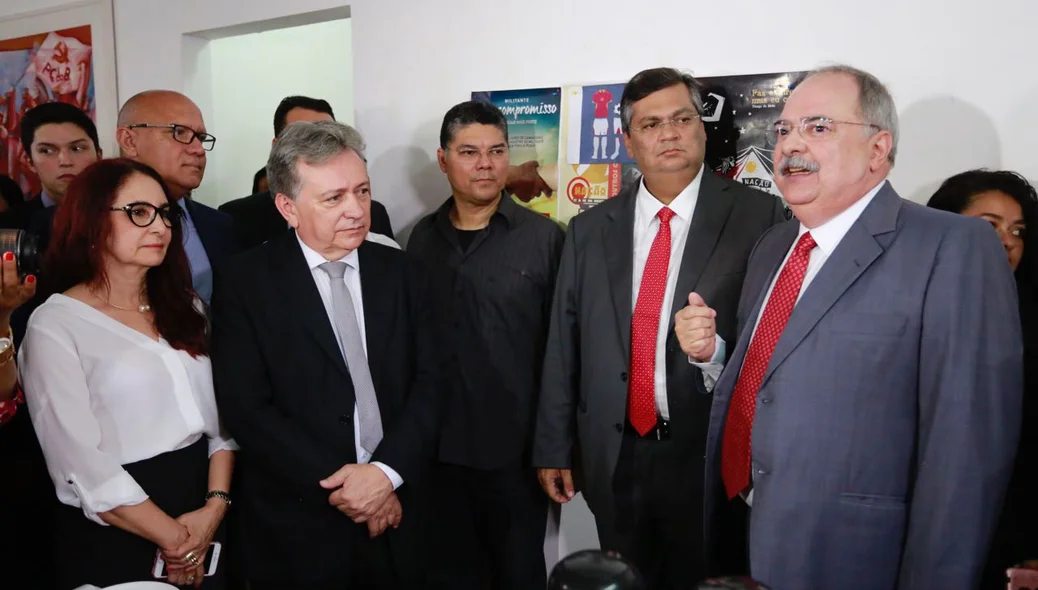Visita do governador Flávio Dino a sede do PCdoB em Teresina