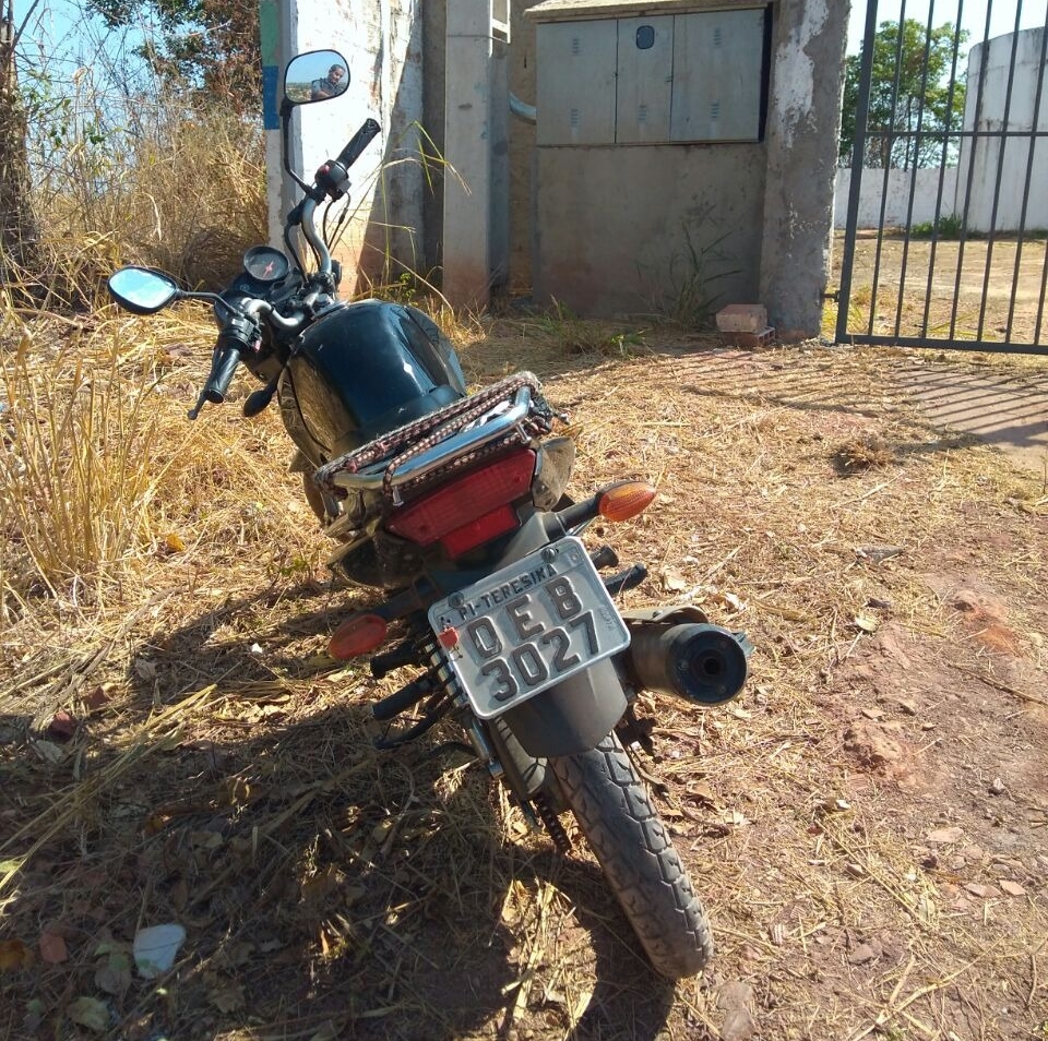 motocicleta recuperada no bairro São Francisco