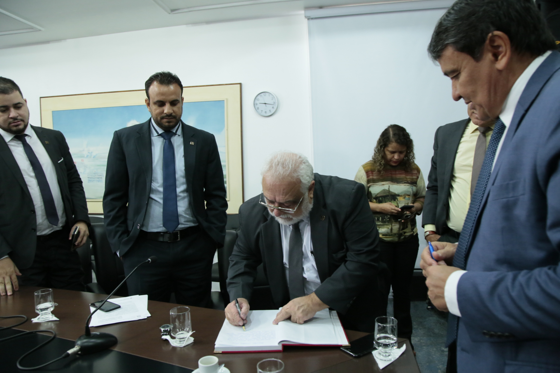 Governador recebe presidente nacional do Inmetro, Carlos Augusto de Azevedo