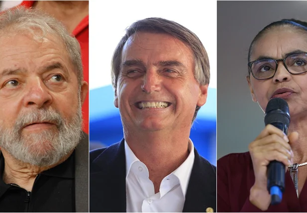 Lula, Bolsonaro e Marina