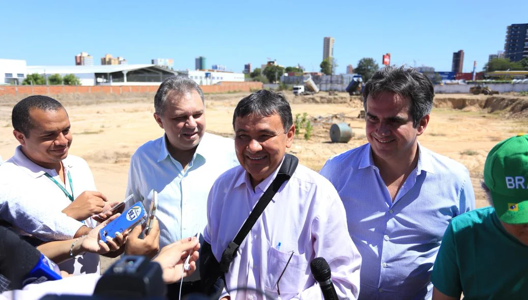 Visita em terreno que será construído nova maternidade do Piauí