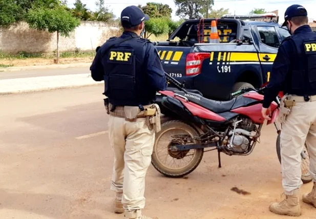 PRF recupera em Cristalândia veículo roubado em Palmas, no Tocantins