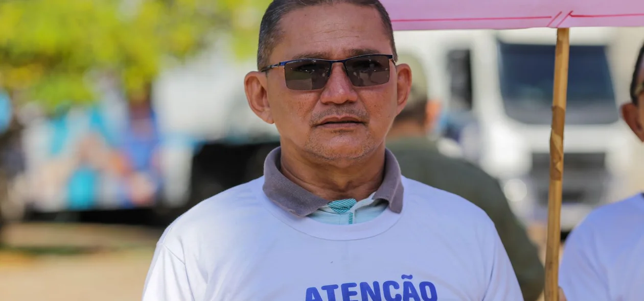 César Júlio Nascimento, presidente da associação de moradores do desenvolvimento da Vila da Paz
