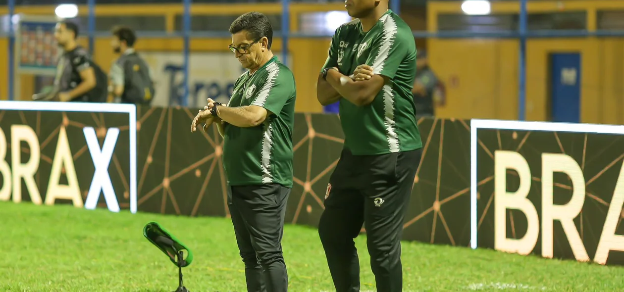 Comissão técnica do Fluminense-PI (Totonho e Carlão)